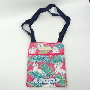 Simply Southern Stay Magical Pink Unicorn Bag with Adjustable Strap